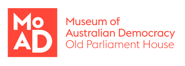Museum of Australian Democracy Old Parliament House Logo for the Rowdy Inc Portfolio Page